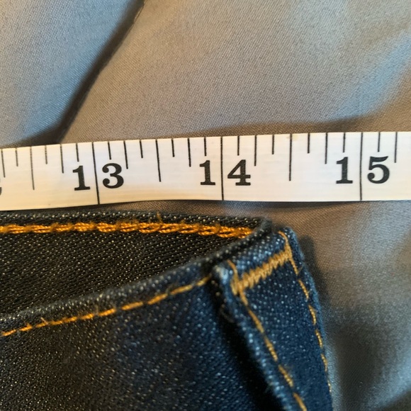 True Religion Jeans World Tour straight 27 dark blue denim Ankle 28x28 NEW - Picture 6 of 12